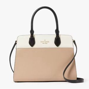 Kate Spade Madison Colorblock Saffiano Leather Medium Satchel